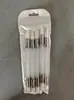 Set de Plumas de Silicona para Uñas, Varilla de Taladro Acrílica, Polvo de Espejo Mágico Multiusos para Estampado y Frotado, Pluma de Silicona de Doble Punta para Uñas