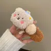 Lindo Osito de Peluche Pinza de Garra para el Cabello Nuevo Clip para el Cabello de Otoño/Invierno para Mujer Accesorio para el Cabello para Recogido en la Parte Trasera de la Cabeza Clip Recto Accesorio para el Cabello Estilo Chica Dulce
