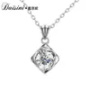 Daisi Ni Diamante Único 50 Peças Pingente de Moissanita Moda Nicho Corrente para Clavícula Presente de Dia dos Namorados para Mulheres