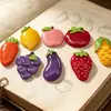 Acessórios de Patch de Resina de Frutas e Vegetais Grandes para Ímãs de Geladeira DIY Feitos à Mão, Presilhas de Cabelo e Materiais Decorativos Atacado