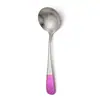 Cuchara de Titanio Puro para Celebridades de Internet, Alta Apariencia, Patrón de Flor de Hielo, Cuchara para Postre, Vajilla Exterior, Cuchara Multifuncional de Titanio