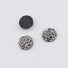 10mm yeso fondo plano resina diamante mineral cristal racimo cóncavo-convexo accesorios de joyería parche de joyería DIY en stock