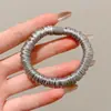Goma para el pelo satinada floral Maillard para mujer, alta elasticidad, liga para el pelo duradera que no daña el cabello, accesorio elástico para el pelo