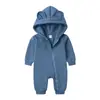 Roupas para bebês masculinas e femininas 0-2 anos em forma de animal macacão de inverno quente para engatinhar roupas de fabricantes atacado