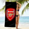 Toalla de Playa con Insignia de Club de Equipo de Fútbol de Amazon Transfronterizo Microfibra Estampado de Playa Toalla de Baño Toalla de Secado Rápido