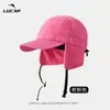 Gorro Lei Feng para Hombres y Mujeres, Gorro de Orejeras Cálido y a Prueba de Frío para Exteriores de Otoño e Invierno, Polar con Bloques de Color, Gorro de Aviador Simple, Casual y Versátil