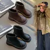 Botas Martin para Niña Estilo Británico Botines de Primavera y Otoño 2026 Nuevos Botines Cortos de Moda Otoñales Botas para Niños para Desfile de Moda