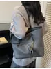 Bolsa Tote Grande Capacidade Feminina 2026 Outono/Inverno Nova Elegante Bolsa de Ombro Bolsa para Estudante Universitário Aula Trabalho Bolsa de Braço