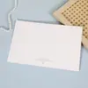 Tarjetas de Felicitación Pre-hechas Rosa Azul Lazo Plegada Tarjeta Pequeña Caja de Regalo Tarjeta de Felicitación Pequeña Tarjeta de Mensaje de Bendición Tarjeta de Mensaje de Agradecimiento