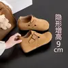 Otoño 2026 Nuevo 9cm Tacón Oculto Zapatos Birkenstock Mujer Suela Gruesa Zapatos para Personas Bajas Versátiles Retro Planos Mujer