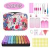 Nuevo kit de pintura de diamantes DIY color degradado bicolor paquete de 30 bolsa de almacenamiento para botellas traje de herramientas para 60 botellas