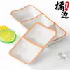 A5 melamina laranja louça lateral tigela pequena restaurante comercial restaurante tigela pequena para sopa porcelana plástico restaurante hot pot tigela para temperos