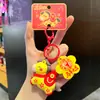 Nuevo 2026 Año del Caballo Dios de la Riqueza Llavero Creativo Colgante Año del Caballo Amuleto de la Suerte Muñeca Decoración de Bolso