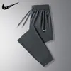 Pantalones de Secado Rápido Transfronterizos 2026 para Hombre Verano Hilo de Seda de Hielo Delgado Transpirables Pierna Recta Casual Deportivos Pantalones Largos para Hombre