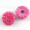 Nuevo juego de 47 piezas de cabezas de rosa rosa simuladas estilo europeo para pasadores de pelo DIY, paredes de flores para bodas y decoraciones de birretes de graduación