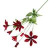 Nueva artificial de 8 cabezas de alambre Loto Loto boda salón de bodas decoración fila de flores camino lead arreglo floral decoración comercio exterior flor artificial