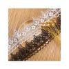 Encaje Bordado Producto Nuevo Flor de Seda de Poliéster Nueva Falda Lolita Plisada Accesorios de Boda Accesorios de Ropa Venta al por Mayor en Stock