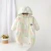 Roupas Super Fofas de Celebridade da Internet para Passeio de Bebês Meninas, Macacão de Outono para Bebês de Poucos Meses, Macacão de Outono, Jaqueta de Camada Dupla