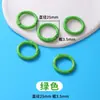 Anillo Abierto de Cierre de Primavera Pintado de Colores Accesorios para Joyería DIY Llavero Cadena para Teléfono Colgador de Bolso Anillo de Resorte