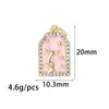 Acessórios de Colar com Laço para Mulheres Pulseira Artesanal DIY Pingente Requintado Versátil para o Dia a Dia Pingente Único Latão