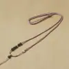 Nuevo Colgante Tejido a Mano Cordón de Alta Gama Jade Hetian Cuerda de Collar Ajustable