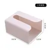 Caja de pañuelos adhesiva sin perforaciones ni marcas, soporte de toallas de papel para montaje en pared, caja de pañuelos de papel multifuncional de plástico, creativa y sencilla