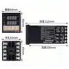 CHBOQUN Boqun Controlador de Temperatura Eléctrico REX-C100 C400 C700 C900 Controlador de Temperatura con Regulación PID Inteligente