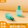 Botella Portátil de 13 ml con Gotero para Ojos en Forma de Diamante Verde, Varios Colores, Botella Vacía de Plástico de Color para Medicamentos