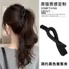 Pinza de plátano dulce de lunares estilo coreano para mujer, nuevo modelo 2026, pinza vertical de alta gama para la parte posterior de la cabeza, pinza de pelo de moda, accesorio para el cabello