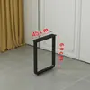 Pernas de mesa de metal forjado, Estrutura de suporte de mesa dobrável em forma de U, Pernas de mesa de bar, Suporte de perna de mesa telescópica, Gaveta
