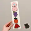 Accesorios para el Cabello de Bebé de Dibujos Animados, Pinzas para el Cabello Fetales, Pinzas de Velcro para el Cabello de Niños, Pinzas para el Cabello de Bebé que No Dañan el Cabello Roto, Pegatinas para el Flequillo, Accesorios para el Cabello Lateral