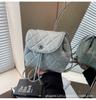 Bolso Pequeño de Cadena Lingge Estilo Coreano para Mujer 2024 Nuevo Estilo Occidental Nicho Mochila de Viaje Moda Mochila Pequeña de Viaje
