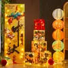 Decoração de cena para o Festival do Meio Outono Ornatos em placa KT para parede de fundo de evento escolar, de shopping, de loja, lanternas, pilares, adereços