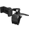 Suporte de Celular para Controle Central 360 Graus Placa de Licença Clipe de Instrumentos Suporte de Placa de Estacionamento Suporte de Celular Ajustável Multifuncional