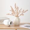 Shumen Simples Criativo Decorativo Moderno Creme Cerâmica Vaso Flores Secas Flores Sala de Estar Corredor Casa Nova Ornamentos de Flores