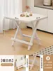 Mesa Plegable, Mesa Pequeña Portátil para Apartamentos de Alquiler, Mesa de Comedor para el Hogar, Mesa Cuadrada, Mesa Pequeña para Montar Puestos