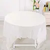 Toalhas de mesa descartáveis espessadas, 10-100 peças por pacote, capas de mesa plásticas redondas e quadradas, adequadas para hotéis, casamentos e banquetes, à prova d'água e resistentes a óleo