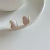 Nuevos Pendientes Retro Estilo Francés con un Toque de Lujo Ligero y Gama Alta, Elegantes y Únicos Pendientes con Aguja de Plata de Ley para Mujer, Joyería para Orejas de Nicho y Distintiva