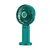 2025 Ventilador Eléctrico Portátil Mini USB Silencioso Viento Fuerte Larga Duración de Batería Portátil Pantalla Digital Ventilador Pequeño