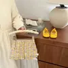 Calças de Verão para Bebês e Crianças Pequenas 2026 Novo Estilo de Verão Shorts de Algodão Puro Calças Casuais Listradas com Cachorro de Desenho Animado para Bebê