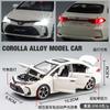 Modelo de Carro Toyota Corolla 1:32 Simulação Metal Acousto-óptico Puxar para Trás Liga Metálica Modelo de Carro Brinquedo Coleção Ornamentos