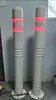 Columnas elásticas de PU, Postes de advertencia sensibles a la luz para aceras, Columnas de aislamiento de plástico, Columnas reflectantes anti-colisión de tubo de acero inoxidable