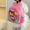 Mochila Escolar Infantil Nova 3-6 Anos Meninos e Meninas Mochila Desenho Animado Fofo Equipe Wangwang Mochila Escolar Mochila de Jardim de Infância