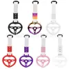Cuerda de remolque de pasta para coche nuevo, pulsera de tracción para volante con forma de corazón JDM, colgante interior, correa de remolque para parachoques