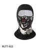 Deportes al Aire Libre Secado Rápido Seda de Hielo Gorro Pulóver Divertida Máscara Facial Completa con Estampado Digital Multifuncional Protección Solar Cubrecabeza para Montar