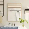 Espejo de pared dormitorio espejo tridimensional grande espejo de cuerpo entero espejo de pie uso doméstico estilo celebridad de internet ins espejo de tocador