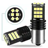 Luz LED para coche 1156 1157 T20 3030 24 luces LED brillantes luz de marcha atrás intermitente luz de freno