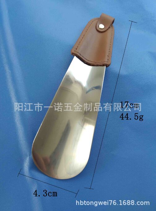鞋拔20181029J尺寸五金厚1MM,高1.5CM,皮套厚