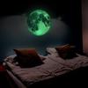Fan Xi Luna Luminosa Tricolor Habitación Infantil Jardín de Infantes Dormitorio Sala de Estar Decoración de Fondo Pegatinas de Pared Removibles