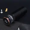 Nova Caneca Térmica Inteligente com Infusor de Chá e Separação de Água com Câmara de Vidro para Chá Caneca Reta Presente para Escritório Caneca com Display de Temperatura